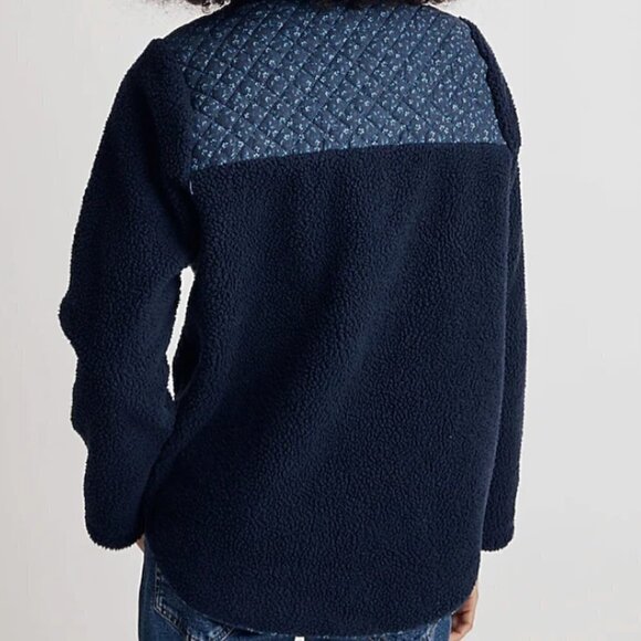 Madewell Sherpa Quilted Jacket Ditsy Floral Size XS - Picture 2 of 15